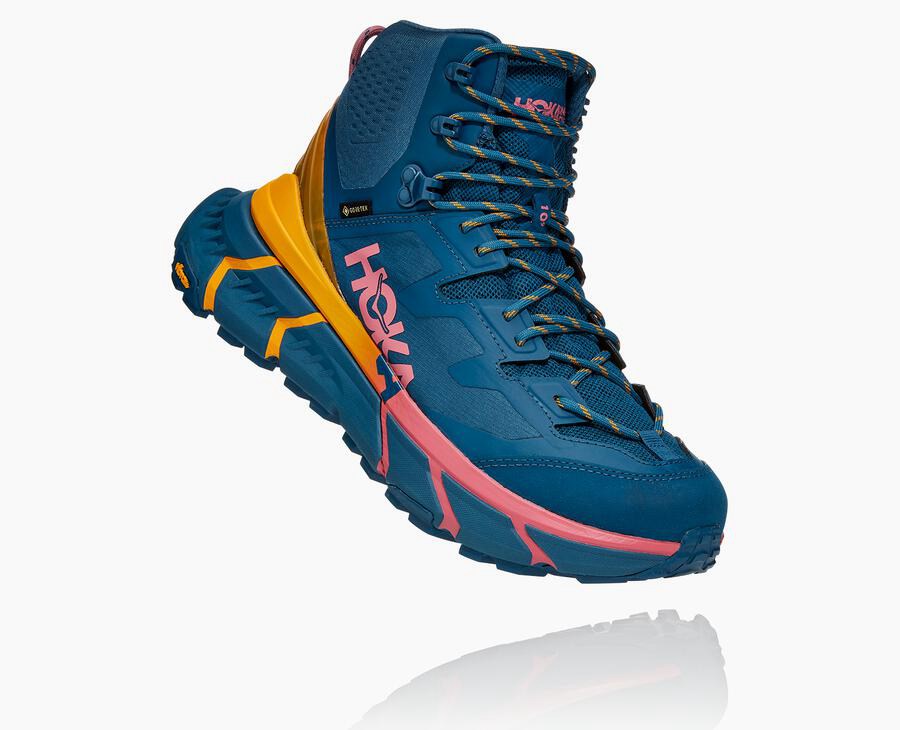 Botas De Montaña Hoka One One Hombre Azules - Tennine Hike Gore-Tex - DENF97514